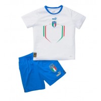 Fotballdrakt Barn Italia Bortedraktsett 2022 Kortermet (+ Korte bukser)